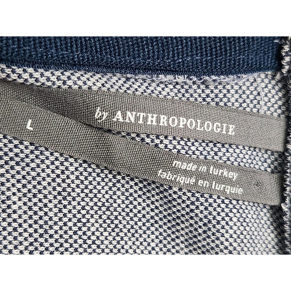 Anthropologie Postmark Textured Tank Womens SZ L Casual Boho Blue - Picture 6 of 6